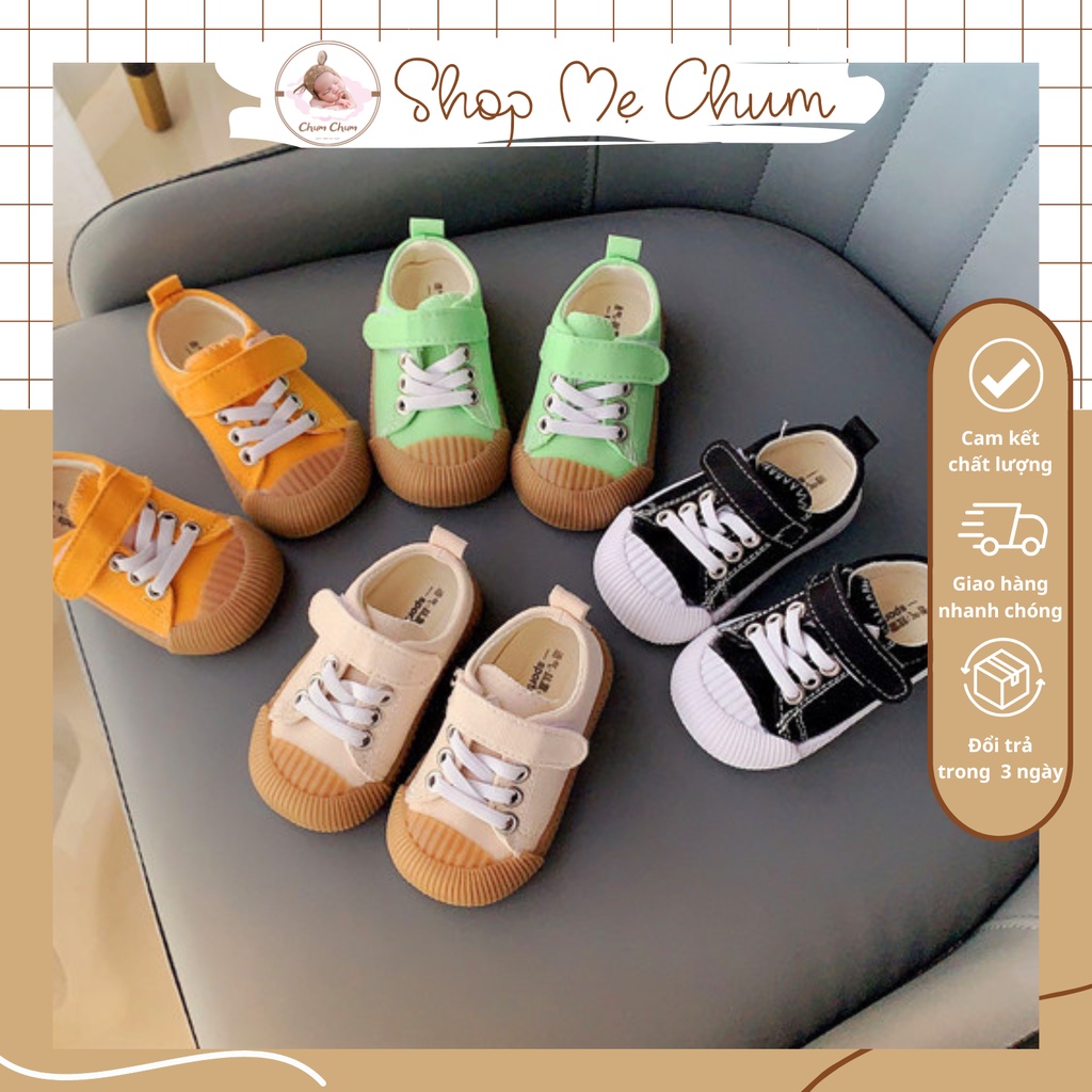 Giày Cho Bé, Giày Thể Thao Cho Bé Có Quai Dán Tiện Lợi