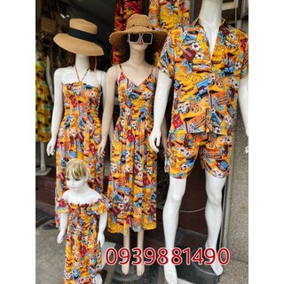 Sét đồ gia đình hawaii bigsize