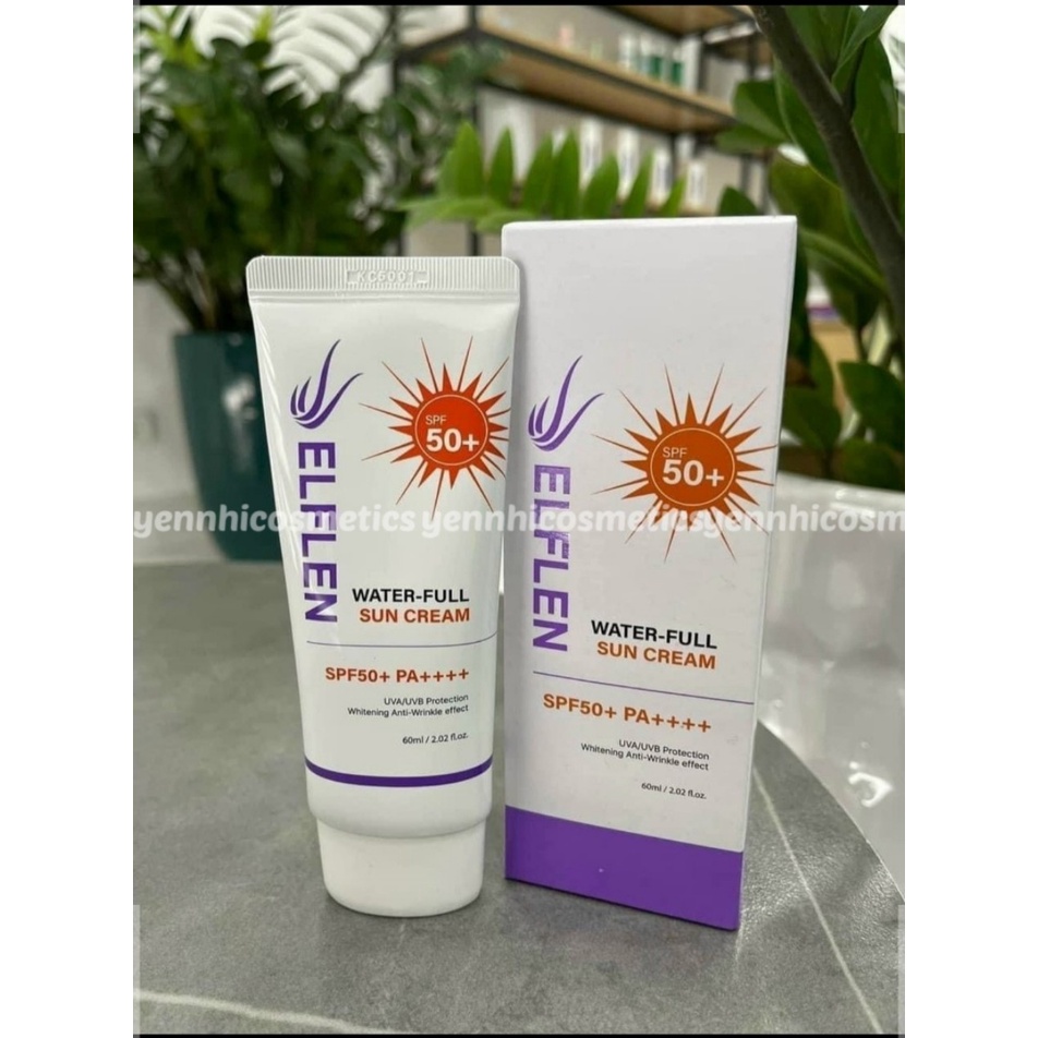 Kem chống nắng phổ rộng toàn diện ngừa lão hóa, phòng chống nám quay lại ELFLEN WATER FULL SPF50+ PA ++++