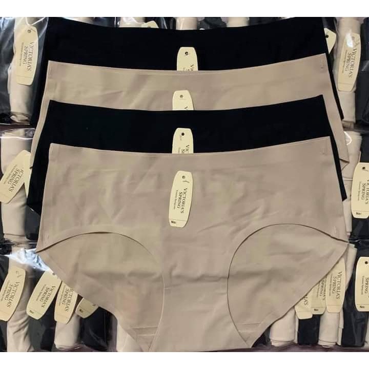 QUẦN LÓT THUN LẠNH - ĐÚC SU KHÔNG ĐƯỜNG MAY ĐEN/ DA CÓ SIZE