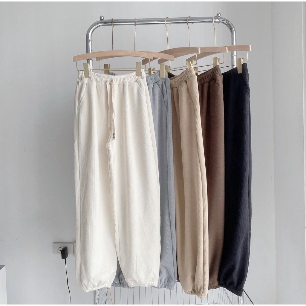 Quần Jogger Nhung Tăm Loại 1 - Titto Closet