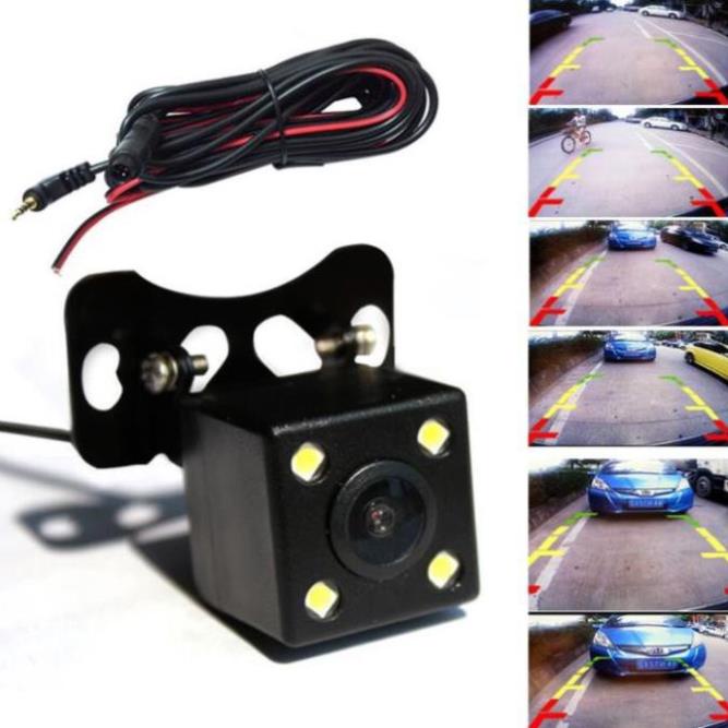 Camera lùi ô tô dùng cho camera hành trình, loại 5 chấu, dây tín hiệu 10m/5,5m phù hợp mọi loại xe
