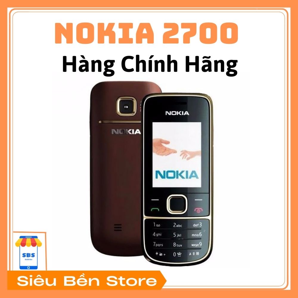 Điện thoại độc cổ NOKIA 2700 giá rẻ bảo hành 12 tháng