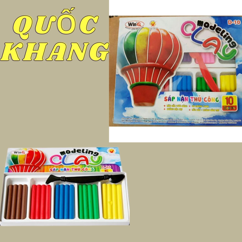 Đất sáp nặn thơm cho bé winq 10 màu D-10