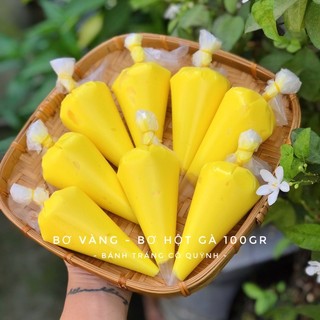 Bơ hột gà, bơ béo chấm cuốn bánh tráng