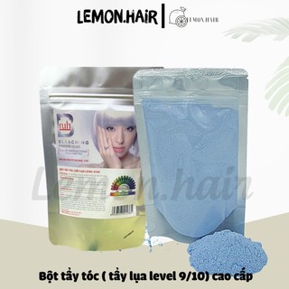 Bột tẩy tóc, oxy cao cấp tẩy lên level 9, 10 (cho tóc bạch kim, xám khói, màu cực sáng) - lemon.hair