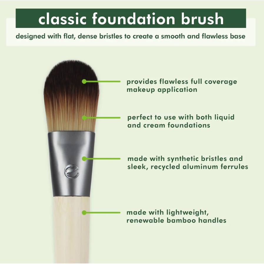 Cọ Tán Nền Ecotools Classic Makeup Foundation Makeup Brush