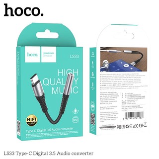 Cáp Chuyển Đổi Hoco LS33 Type-C to 3.5mm