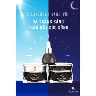 ✅ Bộ kem dưỡng trắng cao cấp Hương Thị (kem ngày + kem đêm + serum)