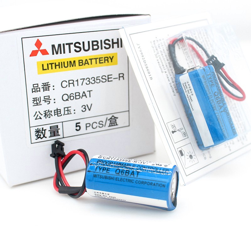 Pin nuôi PLC Mitsubishi Q6BAT CR17335SE-R  ,  MR-BAT A6BAT ER17330V/3.6V