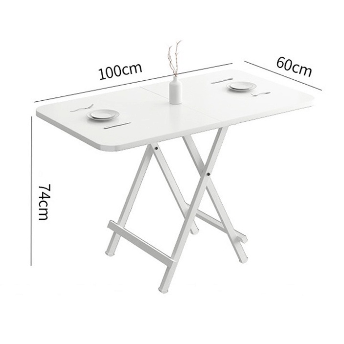 Bàn Ăn Gấp Gọn Đa Năng KT:120*60cm,Bàn Gấp Đa Năng Uống Nước Uống Trà Cafe Chất Liệu Gỗ Phủ Melanin . | BigBuy360 - bigbuy360.vn
