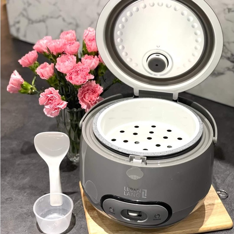 Nồi cơm điện mini Lebenlang LBL0589 dung tích 1200ml, công suất 500W, thiết kế đơn giản hiện đại - hàng chính hãng