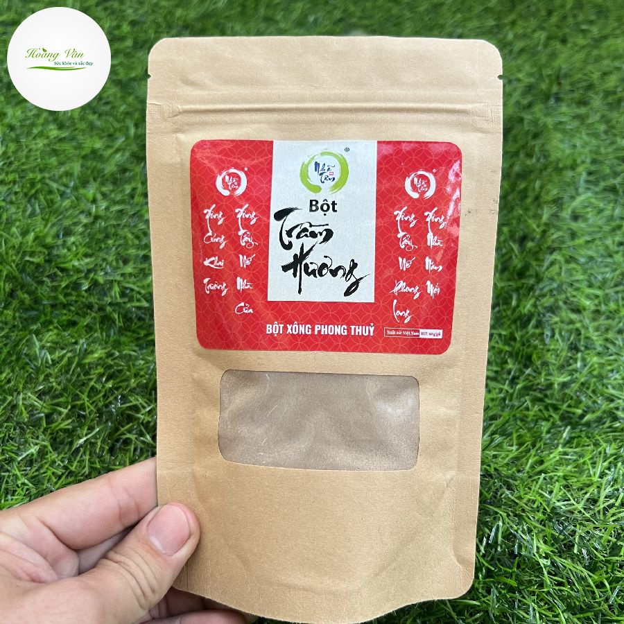Bột trầm hương xông nhà Nhã Tâm - Gói 60gram