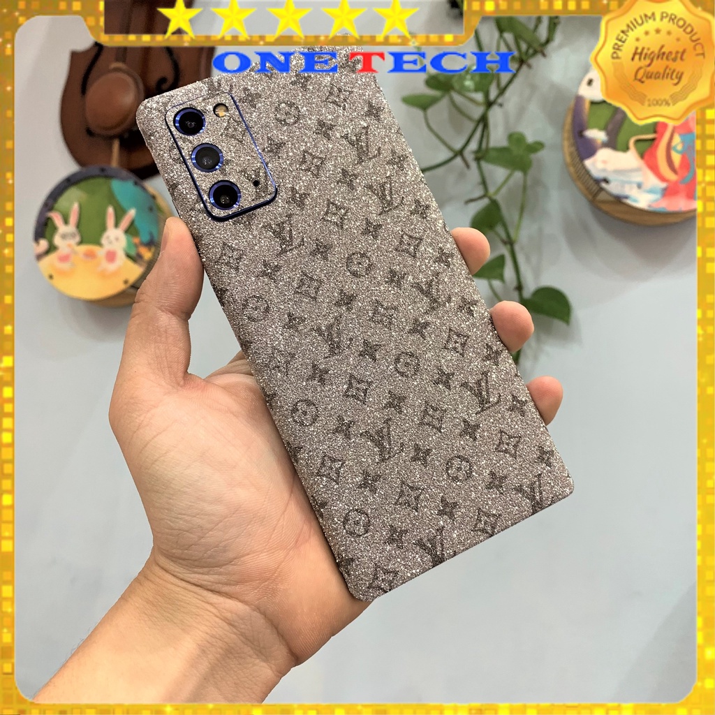 Dán Skin Kim Tuyến Bling chữ L-v, Dl-or cho ip6/7/8/7plus/x/xsmax/11/12/12pro/13/14, Samsung, Oppo, các dòng máy khác