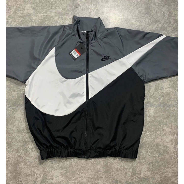 Áo khoác gió Nike chính hãng đôi nam nữ 2 lớp unisex chất liệu dù cao cấp unisex form rộng brand jacket 5011