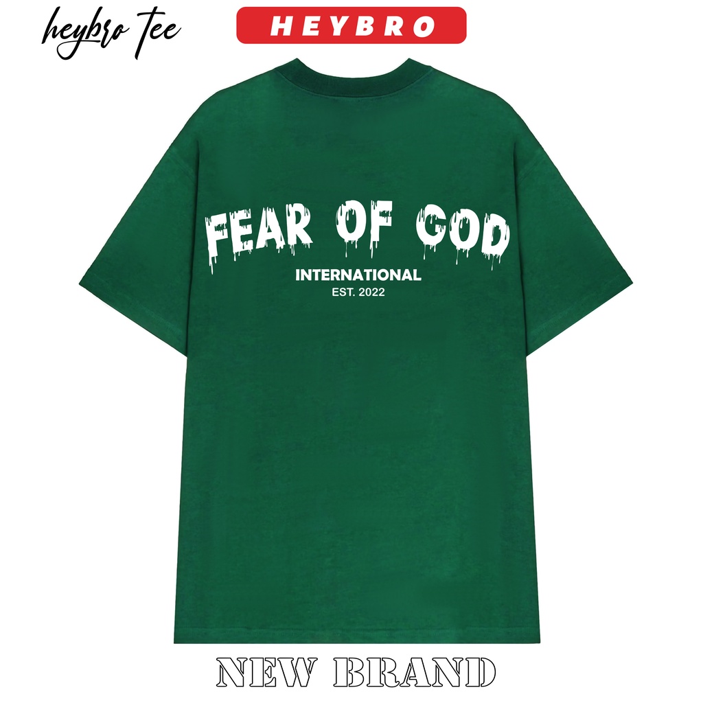 Áo thun unisex nam nữ tay lỡ form rộng Local Brand HEYBRO X FOG