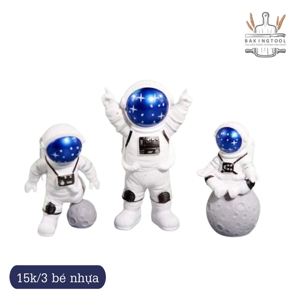 Set 3 phi hành gia XANH-NHỰA