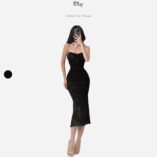 Đầm dáng ôm hai dây midi Emilyshop