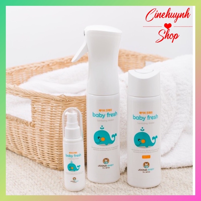 XỊT DIỆT KHUẨN KHỬ MÙI ĐỒ CHƠI BABY FRESH NỘI ĐỊA HÀN CHAI 300ML