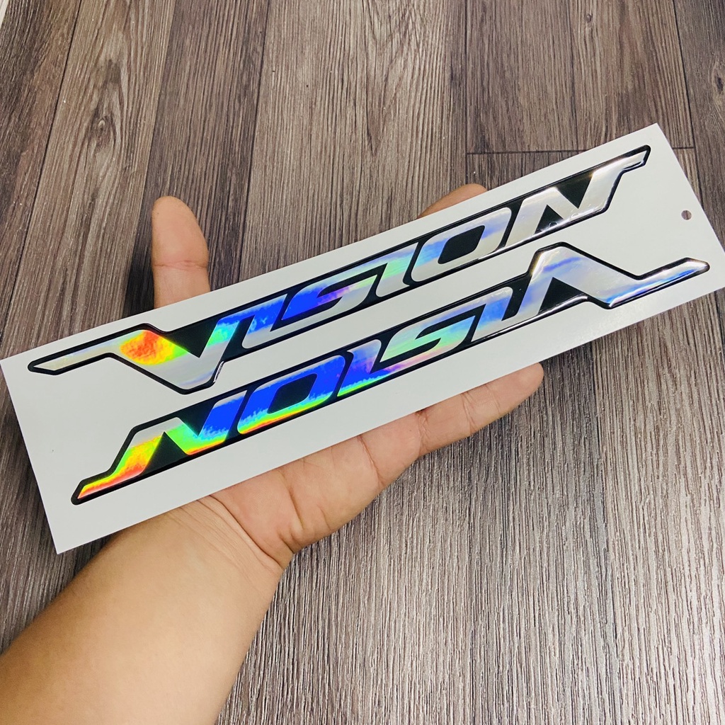 Tem Xe Vision Cao Cấp 3D Phản Quang Chuẩn Tem Zin