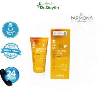 [CHÍNH HÃNG] KEM CHỐNG NẮNG FAMONA SPF50+++ dành cho da dầu, mụn và da hỗ hợp, nâng tone giống kem nền
