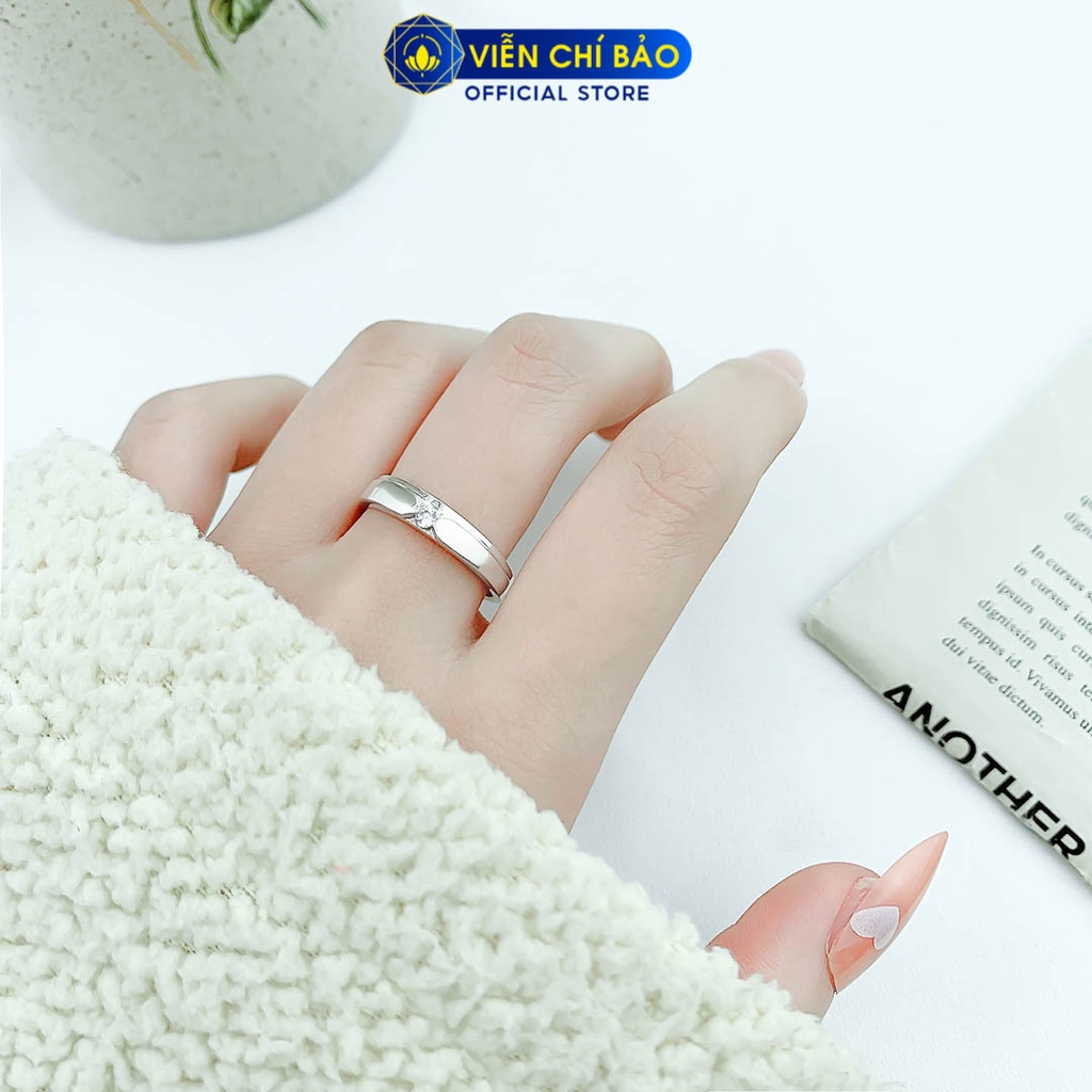 Nhẫn bạc nữ Forever Love chất liệu bạc 925 thời trang phụ kiện trang sức Viễn Chí Bảo N700318