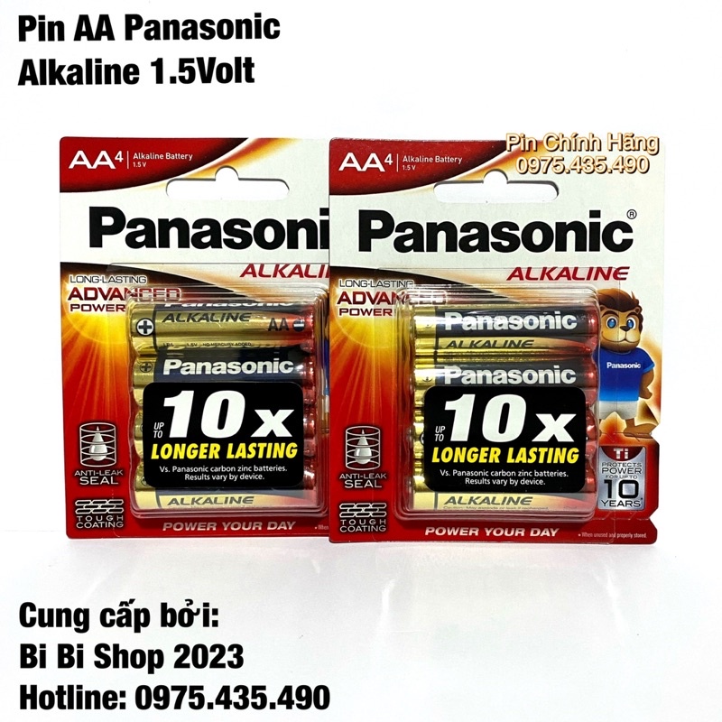 Pin AA Panasonic Alkaline Dung lượng cao Value Pack