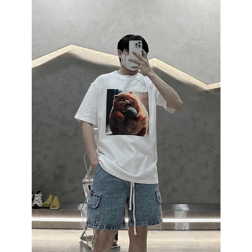 Quần Short Jean Túi Hộp Quần Jean Đùi Lưng Thun Thời Trang