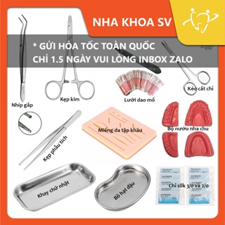 COMBO BỘ DỤNG CỤ TẬP KHÂU PHẪU THUẬT Y KHOA