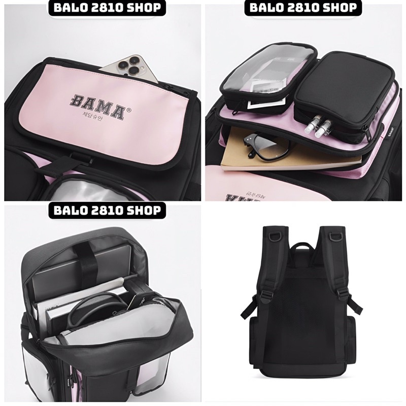 Balo BAMA BASIC BACKPACK SS2 | Balo Bama Chất Vải Canvas Cao Cấp Trượt Nước Đựng Vừa Laptop 15.6 Inch | Bánh Mì Store