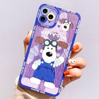 Ốp Lưng Silicon Chống Sốc Viền Nổi Iphone/Android Happy Dog