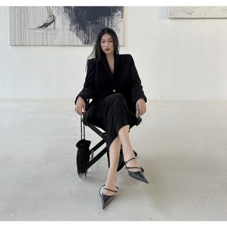 Set VEST màu đen ONONMADE Barbara Blazer Set