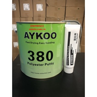 Matit Bả Aykoo 380 4kg trét đắp lon bột bả nền, dùng cho ô tô, xây dựng, gỗ, gốm, kim loại SONQUANGPHU8856