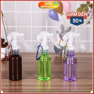 Bình xịt mini , xịt khuẩn, sát khuẩn tay 60ml có móc treo đa năng tiện dụng.aban