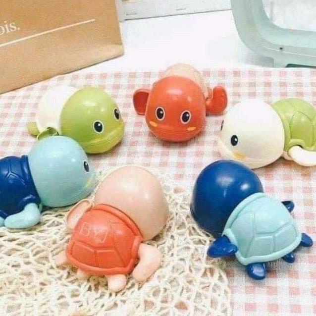 Đồ chơi chú rùa cót biết bơi nhà tắm siêu yêu cho bé