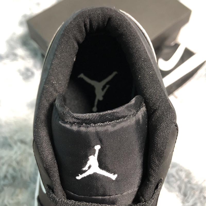 Giày thể thao nam nữ Jordan 1 Low Black White hàng 1:1 chuẩn