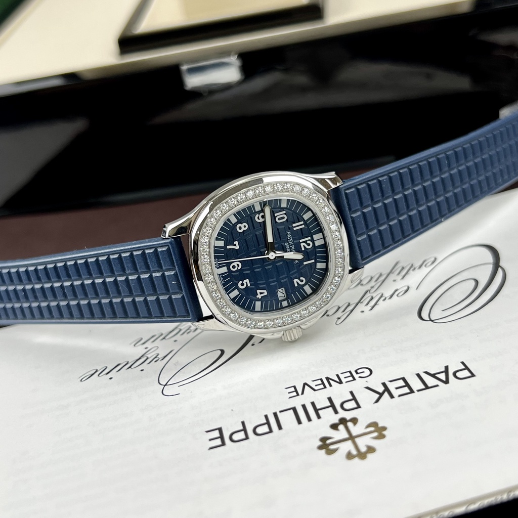 Đồng hồ nữ Patek Phillip 5067 PPF 34mm máy Swissquartz, viền đá CZ chất lượng chi tiết 99% hãng