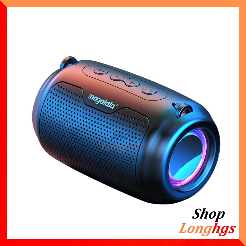 Loa bluetooth F8 có đèn RGB đổi màu cực ngầu - Mẫu loa mini bass mạnh, nhỏ gọn, tiện lợi, pin trâu tiện lợi đi du lịch