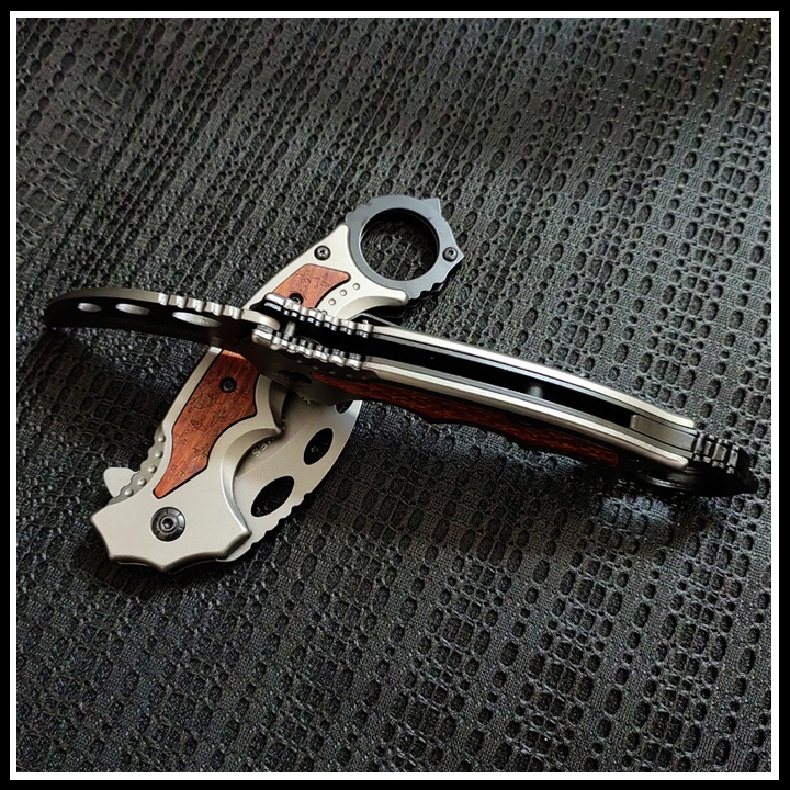 Dao phượt KARAMBIT NAVER gấp gọn bỏ túi tiện lợi cao cấp đi rừng cắm trại dã ngoại