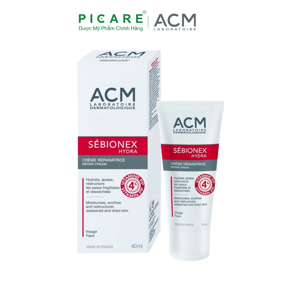 Kem dưỡng ẩm dành cho da mụn ACM Sebionex Hydra Repair Cream 40ml