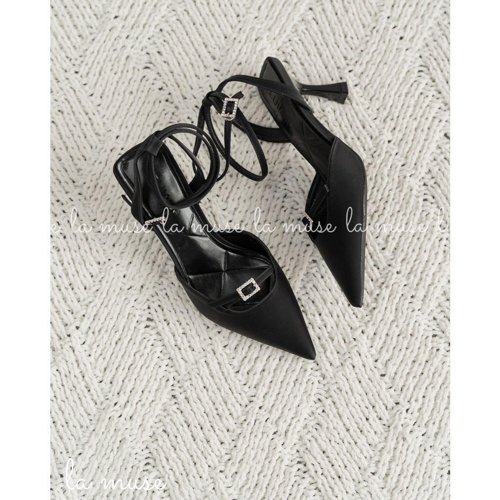 La muse - Giày sandals nữ cao gót Bemei