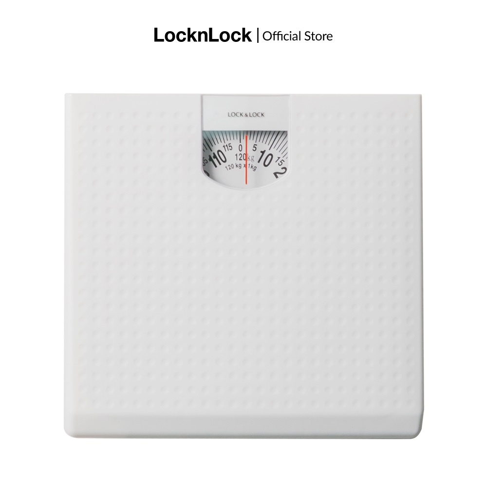 Cân sức khỏe Lock&Lock dùng trong gia đình - 120kg - Màu trắng ENC536WHT