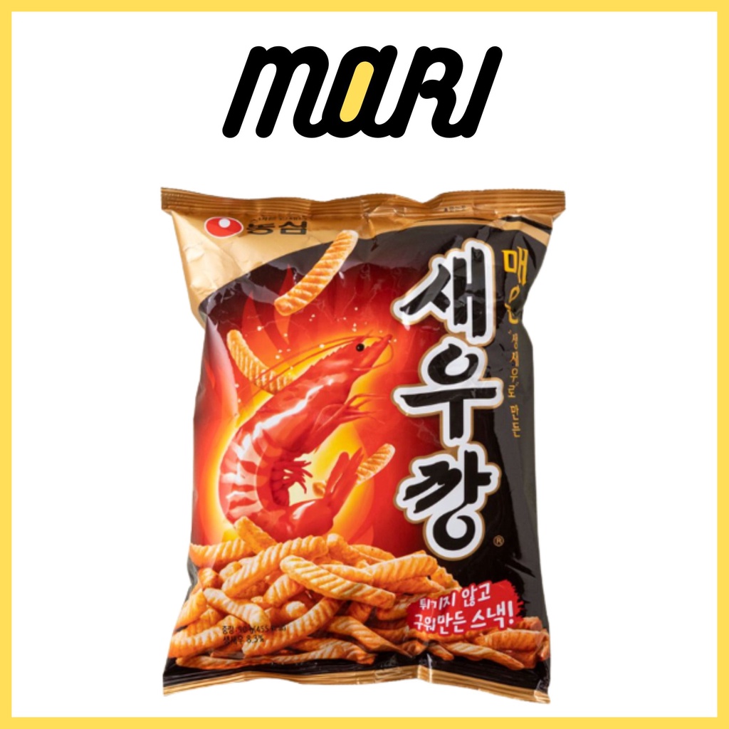 Snack tôm cay Nongshim 75g, 90g