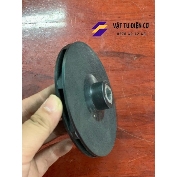 Cánh quạt motor bơm nước 750w cốt sắt đk 12 chân dài/chân lỡ