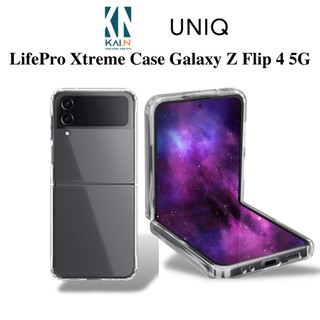 Ốp Lưng Case Trong Suốt Dành Cho Samsung Galaxy Z Flip 4 5G, UNIQ Hybrid LifePro Xtreme