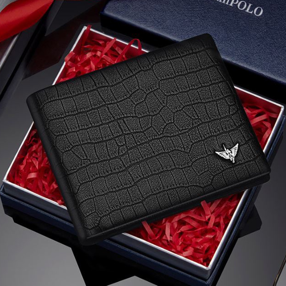 Ví nam cao cấp full hộp Williampolo chất liệu da bò nguyên tấm V04