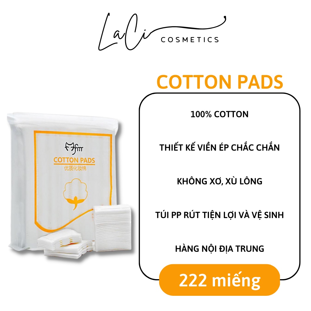 Bông tẩy trang Cotton Pad 222 miếng Nội Địa Trung Quốc