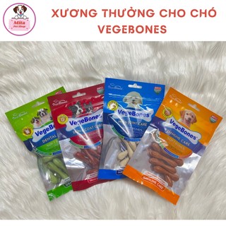 Xương Gặm Snack Thưởng VEGEBONES Cho Chó (60g/ gói) - Làm sạch răng, bổ sung dinh dưỡng.