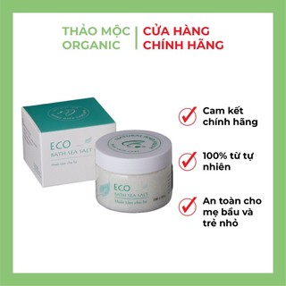 Muối tắm bé Sinh Dược Eco, Muối tắm thảo dược cho bé 200g - Thảo mộc Organic