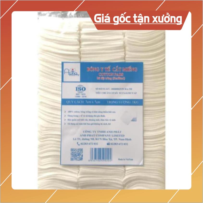 BÔNG CẮT MIẾNG  7cm x  7cm - Alpha